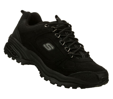 SKETCHERS Mens Energy 3 Punisher Lace-up Sneakers - Black - 7.5