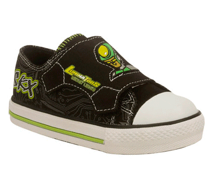 SKECHERS Boys Black Luminators Stoked Encrypter Light-up Shoes