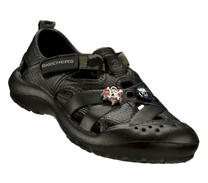 SKECHERS Boys Koolers B Fisherman Sandals - Black - 10N